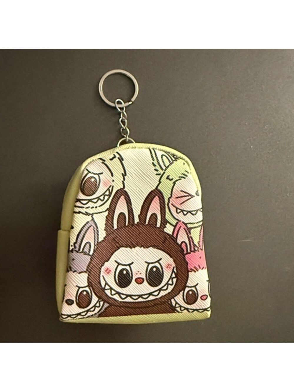 Pop Mart Labubu - Mini Backpack Bag Charm Keychain - Zip Wallet